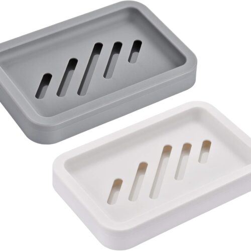 Draining Soap and Sponge Holder Tray