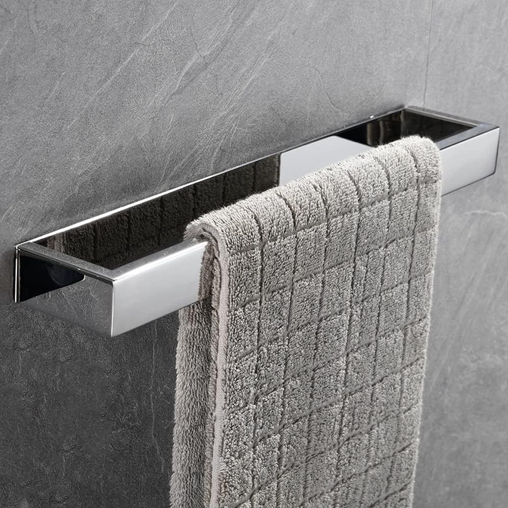 Stainless steel wall-mounted towel bar