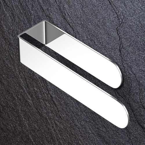 Self-adhesive hand towel rack